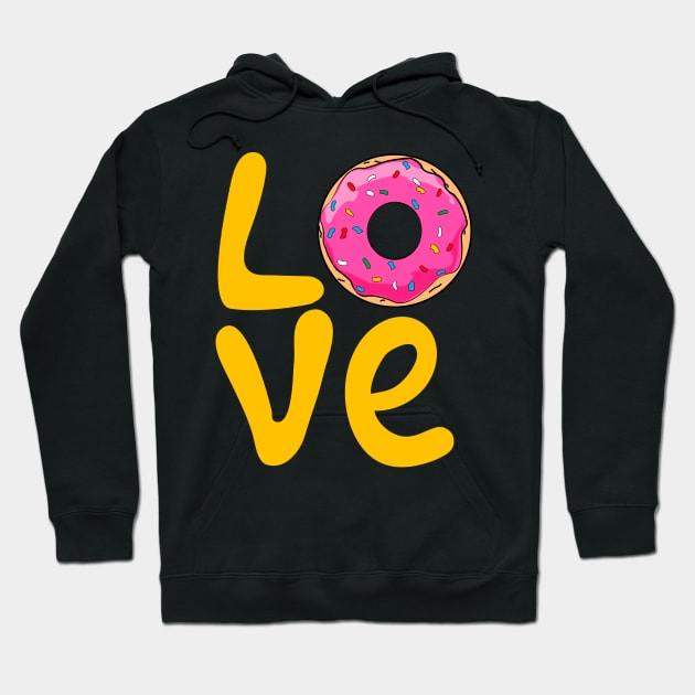 LOVE DONUTS SIMPFNT Hoodie by SIMPLICITEE